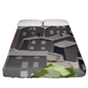Village Place Portugal Landscape Fitted Sheet (Queen Size) View1