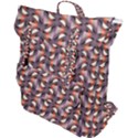 Pattern Abstract Fabric Wallpaper Buckle Up Backpack View1