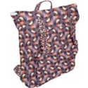 Pattern Abstract Fabric Wallpaper Buckle Up Backpack View2