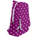 Polka Dots in Purple Travelers  Backpack View2