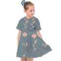 Florets in Grey Kids  Sailor Dress View1