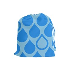Droplet Drawstring Pouch (large) by WensdaiAmbrose