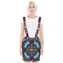 Mosaic Kaleidoscope Form Pattern Braces Suspender Skirt View1