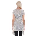 Egyptian hieroglyphs Short Sleeve Side Drop Tunic View2