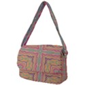 Abstract Design Abstract Art Orange Courier Bag View2
