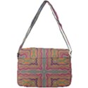 Abstract Design Abstract Art Orange Courier Bag View3