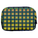 Tile Background Image Pattern Squares Make Up Pouch (Small) View2