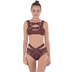 Image Background Pattern Bandaged Up Bikini Set 