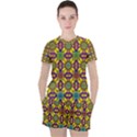 Background Image Geometric Women s Tee and Shorts Set View1