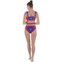 Background Pattern Structure Bandaged Up Bikini Set  View2