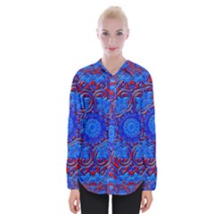 Background Fractals Surreal Design Art Womens Long Sleeve Shirt