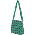 Background Image Structure Zipper Messenger Bag View2