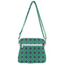 Background Image Structure Zipper Messenger Bag View3