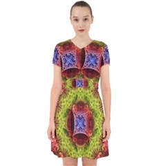 Tile Background Image Pattern Adorable In Chiffon Dress