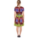 Tile Background Image Pattern Adorable in Chiffon Dress View2
