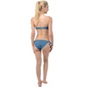 Background Image Pattern Twist Bandeau Bikini Set View2
