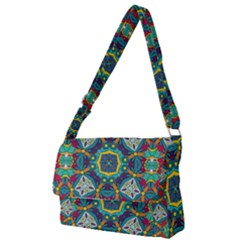 Farbenpracht Kaleidoscope Art Full Print Messenger Bag