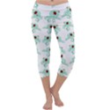 Squidward In Repose pattern Capri Yoga Leggings View1