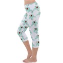Squidward In Repose pattern Capri Yoga Leggings View2