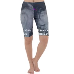Survivor Of Hurricane Maria Puerto Rico Cropped Leggings 