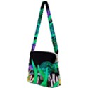 Dragon Lights Turtle Zipper Messenger Bag View2