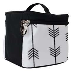 Black And White Abstract Pattern Make Up Travel Bag (small) by Valentinaart