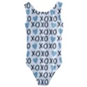 XO Valentines day pattern Kids  Cut-Out Back One Piece Swimsuit View1