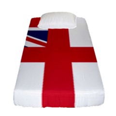 White Ensign Of Royal Navy Fitted Sheet (single Size) by abbeyz71