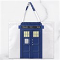 Tardis Doctor Who Time Travel Zipper Large Tote Bag View1