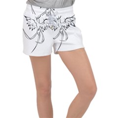 Phoenix Mythical Bird Animal Women s Velour Lounge Shorts