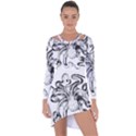 Animal Game Asset Call Invertebrate Asymmetric Cut-Out Shift Dress View1