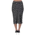 Totoro - Soot Sprites Pattern Midi Pencil Skirt View2