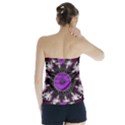 Kaleidoscope Round Circle Geometry Strapless Top View2