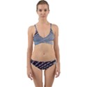 Metal Sci Fi Fantasy Background Wrap Around Bikini Set View1