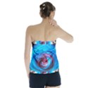 Abstract Kaleidoscope Pattern Strapless Top View2