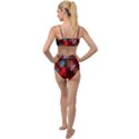 Abstract Depth Structure 3d Tied Up Two Piece Swimsuit View2