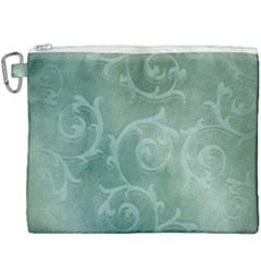 Background Green Structure Texture Canvas Cosmetic Bag (xxxl) by Alisyart