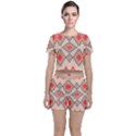 Tribal signs 2         Crop Top and Shorts Co-Ord Set View1