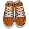 Halloween Treats Pattern Orange Half Slippers View1