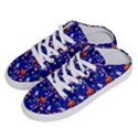 Halloween Treats Pattern Blue Half Slippers View2