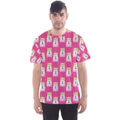 Ghost Pet Pink Men s Sports Mesh Tee