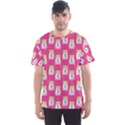 Ghost Pet Pink Men s Sports Mesh Tee View1