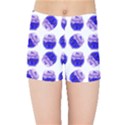 Kawaii Blueberry Jam Jar Pattern Kids  Sports Shorts View1