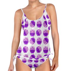 Kawaii Grape Jam Jar Pattern Tankini Set