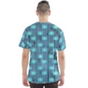 Zen Lotus Wood Wall Blue Men s Sports Mesh Tee View2