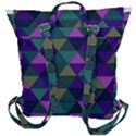 Blue Geometric Buckle Up Backpack View3