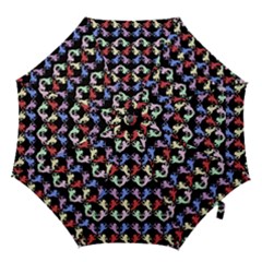 Colorful Cherubs Black Hook Handle Umbrellas (large) by snowwhitegirl