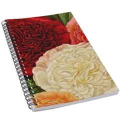 Vintage Carnation Flowers 5 5  X 8 5  Notebook by snowwhitegirl