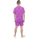 Victorian Paisley Pink Men s Mesh Tee and Shorts Set View2