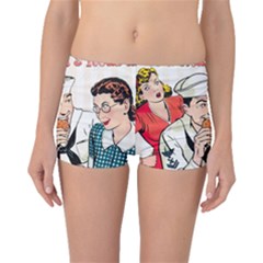 Retro Sailor Eating Cookie Boyleg Bikini Bottoms